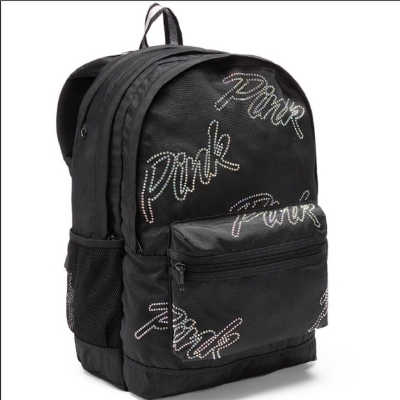 Vs/pink bling campus backpack - Picture 1 of 4